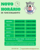 Aviso &agrave; popula&ccedil;&atilde;o - Novo hor&aacute;rio de atendimento