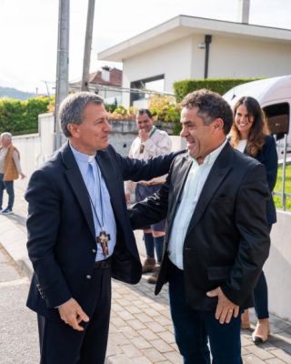 Visita Pastoral &agrave; Par&oacute;quia de Fornelos - Rece&ccedil;&atilde;o na Junta de Freguesia de Fornelos