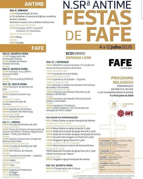 Festas de Fafe 2026